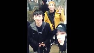 Gray, Loco, and a shy Woo Wonjae
