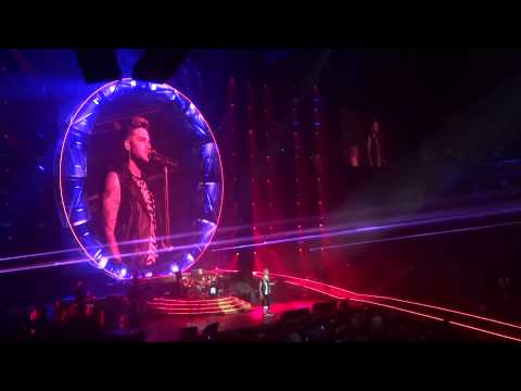 Radio Gaga - first portion by Queen + Adam Lambert at Mohegan Sun Jul 19 2014