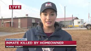 2 inmates escape Pickens County Prison.1 captured, 1 killed