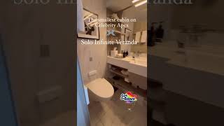 Celebrity Apex | Solo Infinite Veranda | The smallest cabin on board designed for Solo Travelers