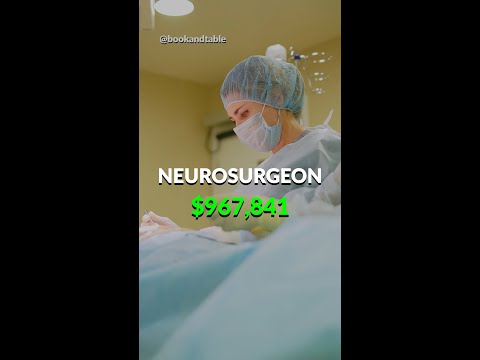 Neurosurgeon | $967,841 to perform 🧠 surgery