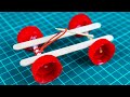 How To Make A Mini Rubber Band Car SIMPLE CAR TOY