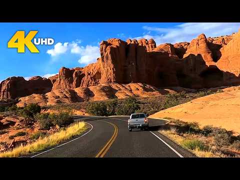 Arches National Park 4K Scenic Drive | Utah National Park Driving Tour
