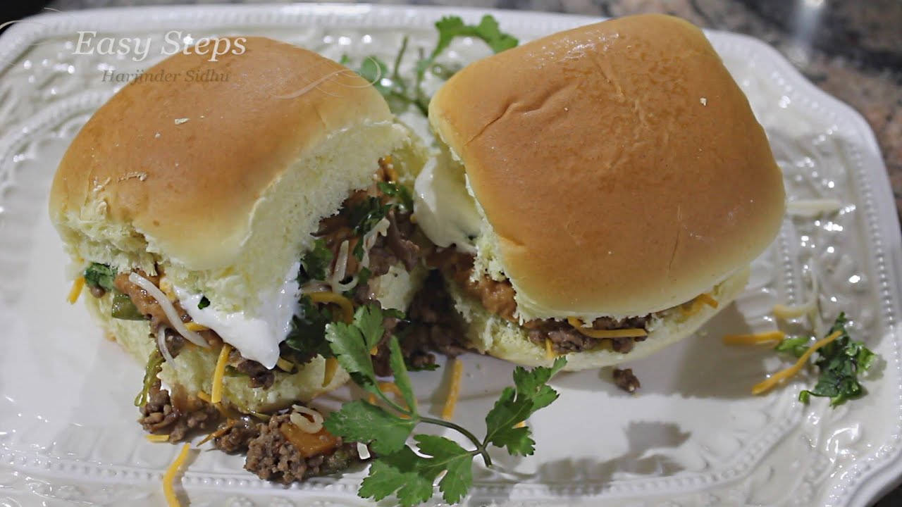Tasty Keema Bun | Buffalo Beef Sliders | Ground Beef Kheema Potato Buns
