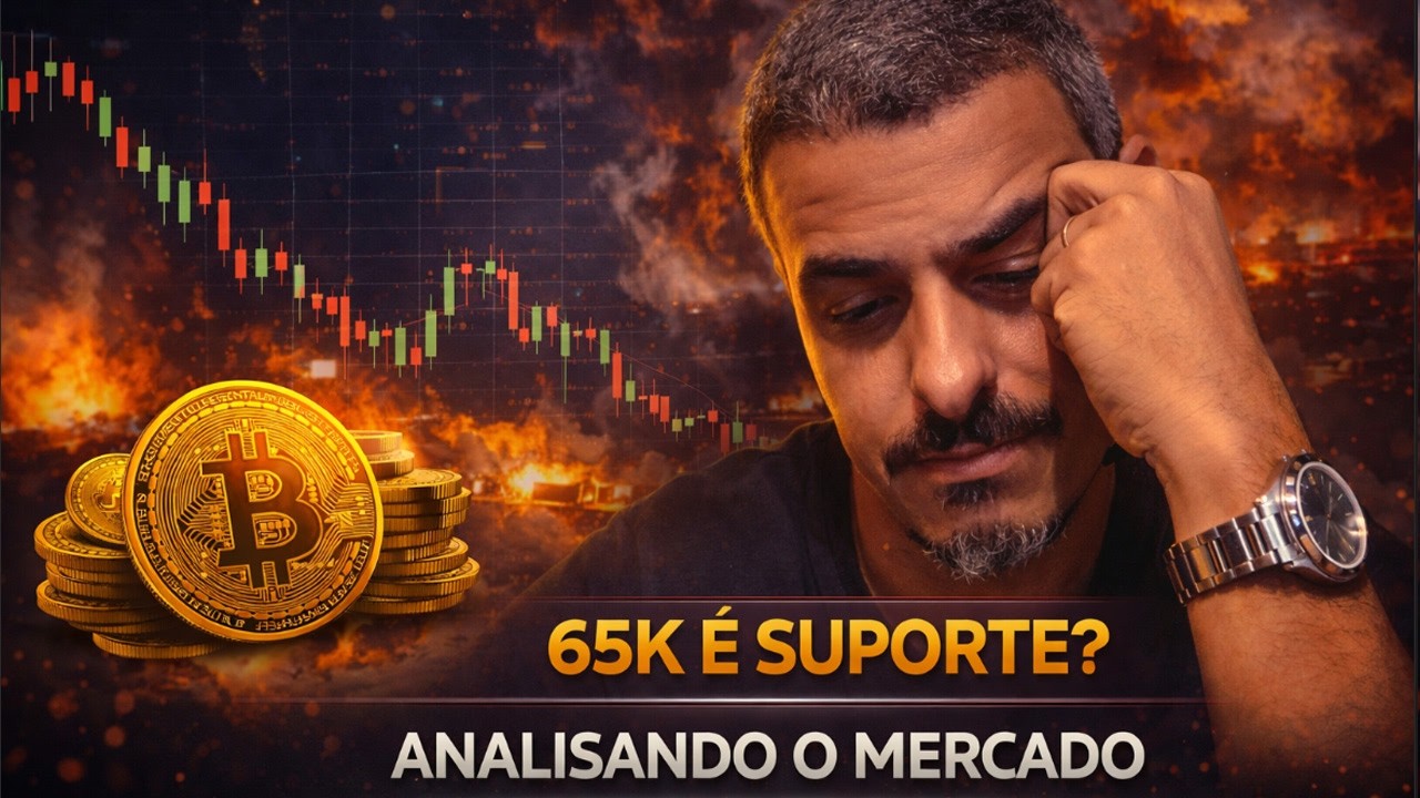 Bitcoin AGORA -  65K SERÁ SUPORTE? 6 MESES CAINDO - Analisando os Mercados -  Bitcoin Altcoins