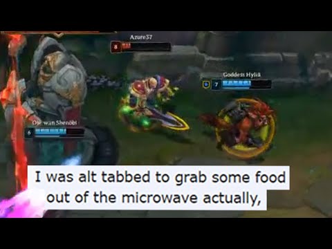 The highest IQ Garen outplay of all time