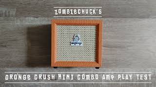 Video thumbnail for This 3-Watt Orange Crush Mini Guitar Amp sounds...INSANE!!! by Charles Eck