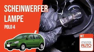 Youtube thumbnail of video "Wie Polo 4 Scheinwerfer Lampe wechseln 💡"