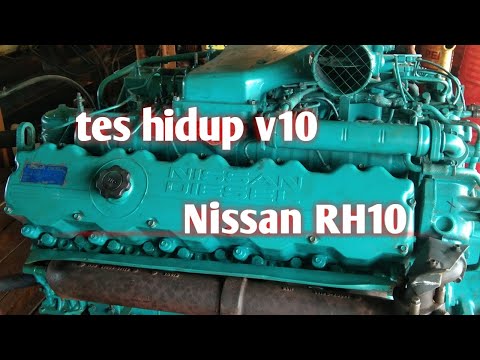 Tes hidup mesinV10 nissan RH 10