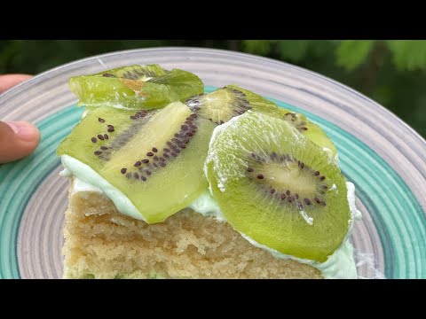 Soft spongy Vanilla cake recipe | Kiwi cake recipe | Super soft vanilla Cake | Easy recipes