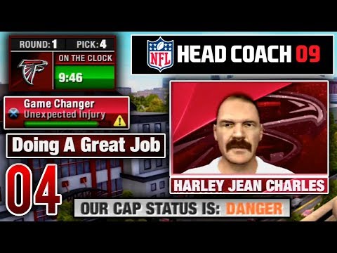 Our First FULL Offseason w/ Atlanta Falcons - NFL Head Coach 09 Career Mode | Ep.4