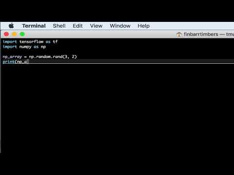 Tensor To Numpy Numpy Array To Tensorflow Tensor And Back Tensorflow Numpy Tutorial