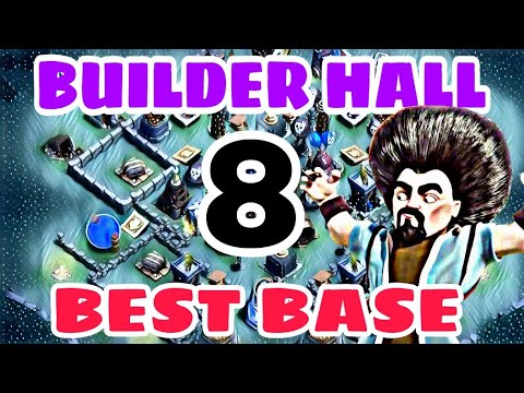 BH8 BEST BASE LAYOUT WITH REPLAY PROOF | CoC BEST Anti 2 Star Bh8 Base 2018 | Clash of Clans Video