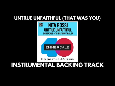 Untrue Unfaithful (That Was You) - Nita Rossi - Instrumental Backing Track