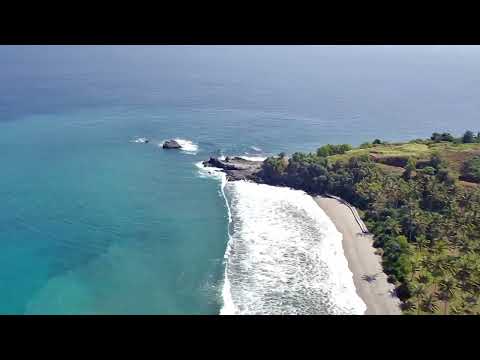 pemandangan coco beach lombok, drone sjrc f11s #drone  #wonderful  #sjrcf11s4kpro #lombok