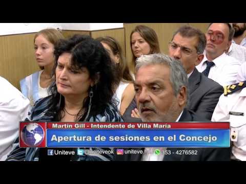 Apertura de sesiones en el Concejo.