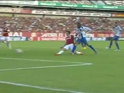 INTERNACIONAL 2x0 Cruzeiro-RS - Gauchão 2012 - Gol de Dagoberto (Inter)