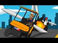 GTA 5 Funny Moments - IMPOSSIBLE WINDMILL RACE, Flying Golf Caddies (GTA 5 Online Funny Moments)
