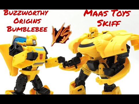 The Best Deluxe Bumblebee? Buzzworthy Orgins and MAAS Toys Skiff Comparisons.