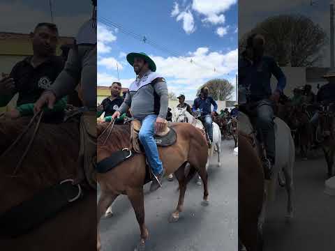 Cavalgada em Serra Negra do Norte/RN Terra dos bonés. Com Mazzaropi locutor do Sertão.