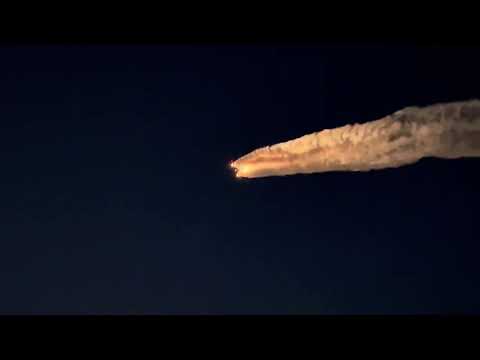 Matt Younkin Beechcraft D18 Night Aerobatic performance at Oshkosh 2023