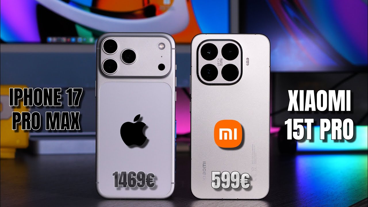 Xiaomi 15T Pro vs iPhone 17 Pro Max 📱 ¿Cuál es la compra más inteligente? | COMPARATIVA