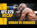 Leon Edwards STUNS Kamaru Usman With LAST-MINUTE KO To Claim Welterweight Title I UFC 278 RECAP