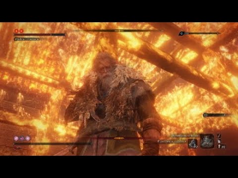 Sekiro - Inner Father - no damage [demon bell/charmless/only sword] - ng5