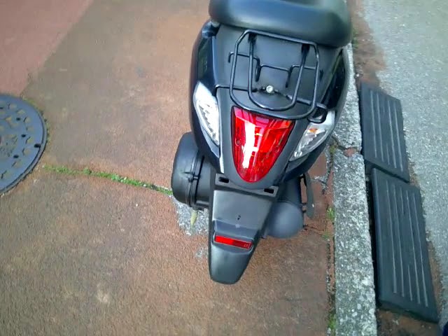 NO.5080　レッツ　４サイクルエンジン　フューエルインジェクション　ブラック　☆彡 レッツ(4サイクル)/スズキ 4サイクルエンジン フューエル