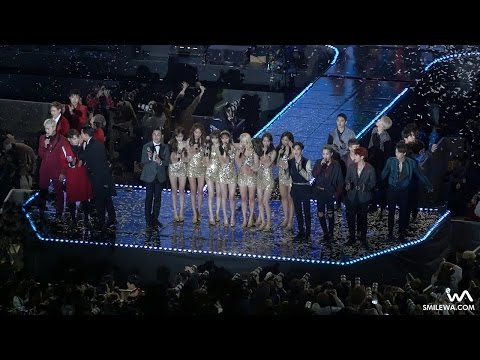 161008 2PM & 소녀시대 (SNSD) & EXO 엔딩 아리랑 + 퇴장 직캠 @DMC 페스티벌 Fancam by -wA-
