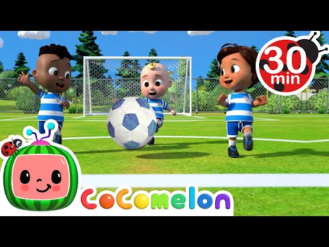 [ 30 MIN ] Soccer Song | Fun with Friends | CoComelon Nursery Rhymes & Kids Songs