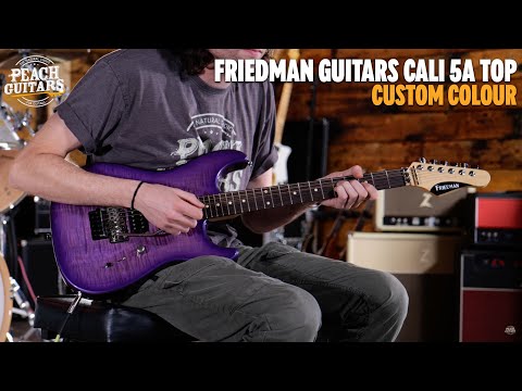 Friedman Guitars Cali 5A Top | Rosewood - Custom Colour w/Purple Metallic Flake image 11