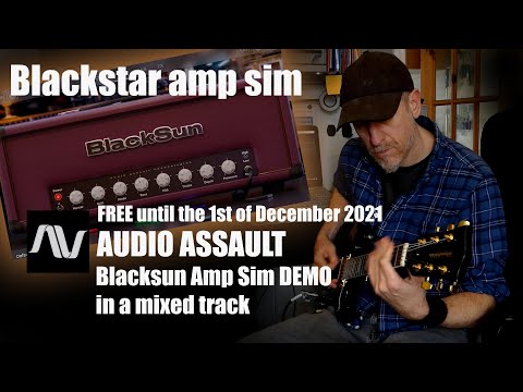 Audio Assault Blacksun amp sim demo in a mix