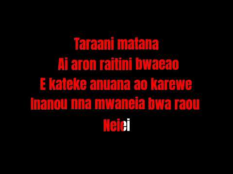 Nei Tiantaake kiribati karaoke 2023