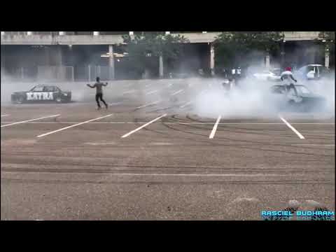 King Katra & Sam Sam spinning @ the Moses Mabhida stadium - Durban