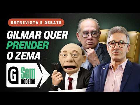 ZEMA NA MIRA DE GILMAR MENDES: Sátira vira ameaça de prisão | SEM RODEIOS
