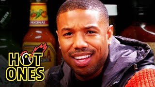 Hot Ones - Michael B. Jordan Gets Knocked Out By Spicy Wings