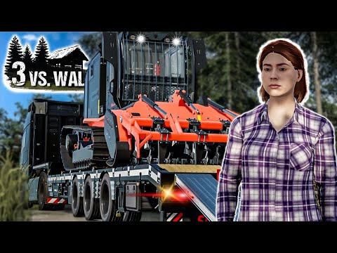 LS22 - STELLA sucht ein BLOCKHAUS! | 3 vs. Wald #42 | Farming Simulator 22
