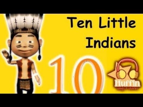 Muffin Songs - Ten Little indians | nusery rhymes & Children songs with Iyrich