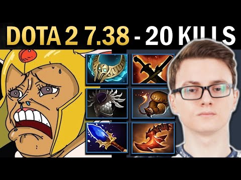 Legion Commander Gameplay Miracle with 20 Kills and Gauntlet - Dota 2 7.38