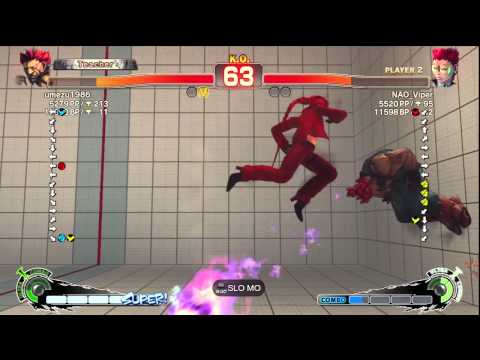 NAO (Viper) vs. umezu1986 (Akuma), shimolen (Cammy) - SSF4 AE 2012