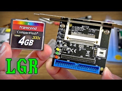 LGR - 486アップデート!CompactFlashストレージのインストール (LGR - 486 Update! Installing CompactFlash Storage)
