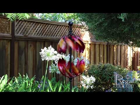 11890 Vertical Wind Spinner - Double Flame