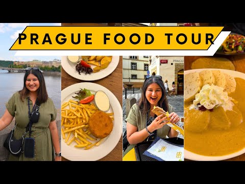 Best PRAGUE Food Tour | Desserts, Veg Czech Meals, Pasta, Coffee Shops & More | 4K