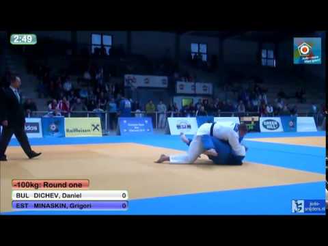 Judo 2014 European Open Men Oberwart: Dichev (BUL) - Minaskin (EST) [-100kg]