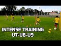 Intense Soccer Training ⚽️ Small Group Training Ideas 👉 U7-U8-U9