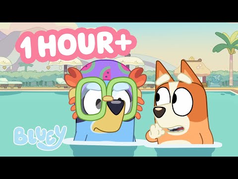 Bluey's Swim School 💧 | Clip Compilation ☀️ | Bluey