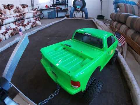 RC Pulling, sled view