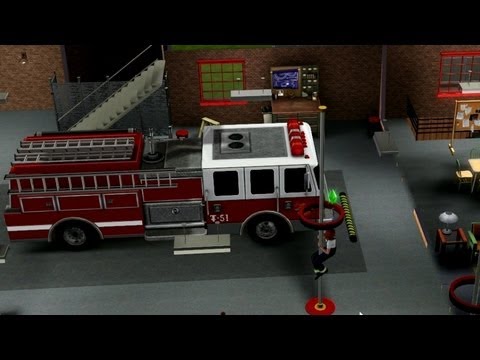 First Look: The Sims 3: Kariera cz. 2 - Pogrywamy ze strażakami