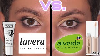 Alverde vs Lavera Eyeshadow Base Tragetest | Terra Naturi Golden Lights | Naturkosmetik | Ginkgomen